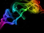 colorful smoke