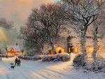 Village in Winter