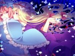 touhou-yakumo yukari-saigyouji yuyuko-anthiea-long hair-short hair