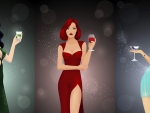 Absinthe, Wine and Martini