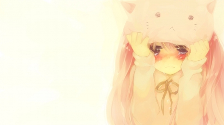 Cute Sad Anime Girl Other Anime Background Wallpapers On