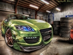 Fish Eye View of a Honda Crz