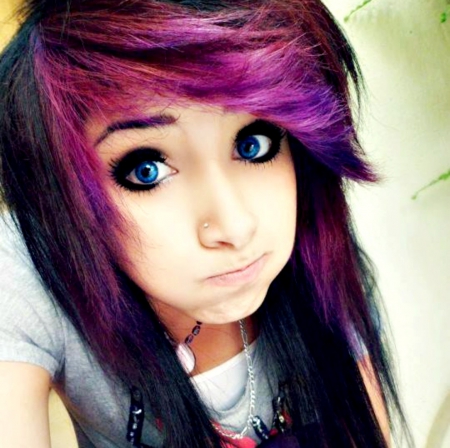 Emo Scene Cute Girl