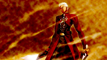 Fate/Stay Night - Archer - Fate Stay Night, Anime, Video Game, Fate, GAR, Game, Type Moon, Visual Novels, Carnival Phantasm, Type-Moon, Archer, Visual Novel, HD, EMIYA, VN, Video Games, Games, Wallpaper, CG, Widescreen, Blazing