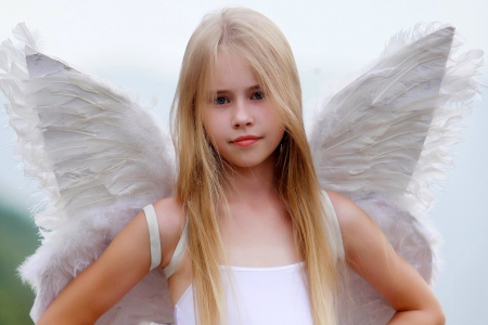 Hanna white fairy - elves, teen, girl, blonde, nn, hanna f, child, elfen, hanna, wings, fairy, cute, elfe