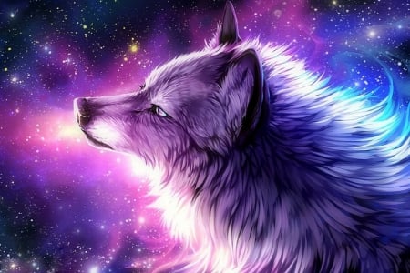 'The Galaxy Wolf' - Wolves Wallpapers and Images - Desktop Nexus Groups