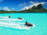 Amazing Turquoise Water of Bora Bora