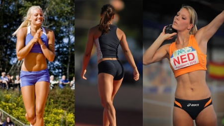 Track and field hotties - olympia, athletic, female, sexy