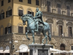 Cosimo Medici Statue in Florence Italy