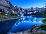 Landscape with mountain and lake