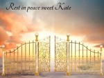 In memory of Kate