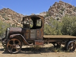 abandoned truck