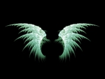 Green Angel Wings