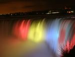 Niagara Falls at night