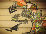 Wooden Graffiti