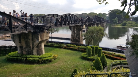 The Bridge over the river Kwai - Water, Clouds, Bridge, River, Kwai, Phuket, Sky, Thailand