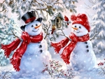 Snowy and Sparkles