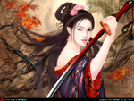 An Oriental Swordswoman