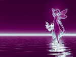 Purple twilight water elf