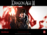 Dragon Age 2 - "Hawke" Official Wallpaper (Widescreen)