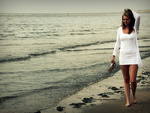 Girl and beach