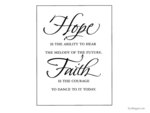 Hope and Faith