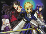 fate stay night girls