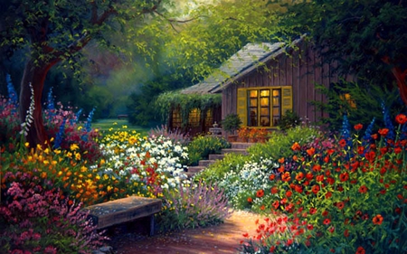 COTTAGE CHARM - deep, forest, cottage, charming