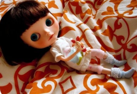 Enjoy The Weekend - doll, relaxation, mattress, toys