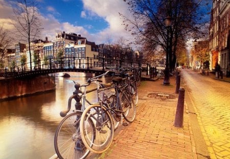 Amsterdam. - are, bikes, the, ready