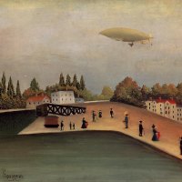 Henri Rousseau ~ View of the Quai d'Ovry