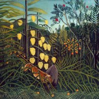 Henri Rousseau - Combat of a Tiger and a Buffalo