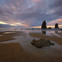 Sunrise at Cannon Beach, Oregon