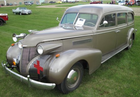 Cadillac 1948 Ambulance at the Car show