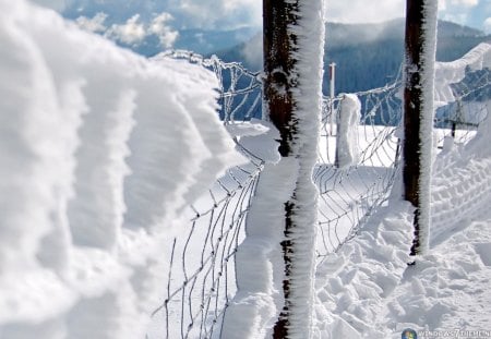 Neve - ceu, bonito, neve, natureza