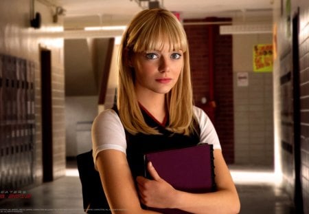 Emma Stone - emma, spider, stone, man, gwen