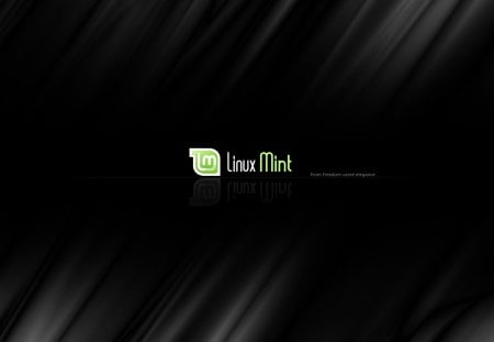 Linux mint simple - black, linux, simple, mint