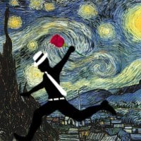 Paint Runner (Starry Night) 2