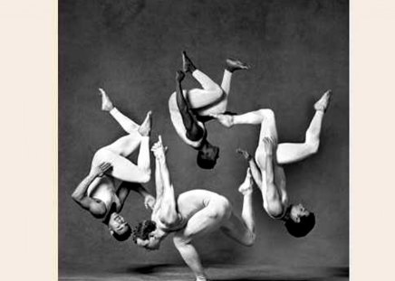 Four Acrobats - flips, acrobatics, limber, dance, gymnastics