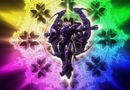 Aquarion Evol - rainbow, mecha, aquarion evol, fusion, robot