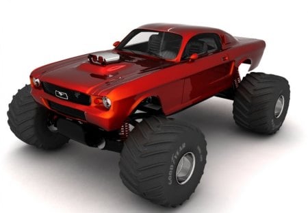 Offroad Mustang - classic, ford, musclecar, mustang