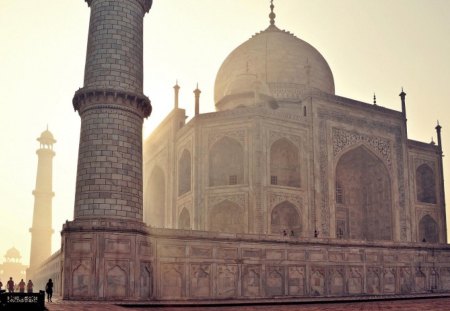 TAJ - MAHAL - arquitetura, belissimo, natureza, monumento