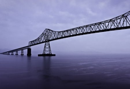 PONTE  ASTORIA - oceano, natureza, ponte, mar, linda