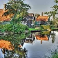 Lake Along Homes