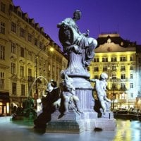 Donnerbrunnen Fountain, Austria.