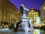 Donnerbrunnen Fountain, Austria.