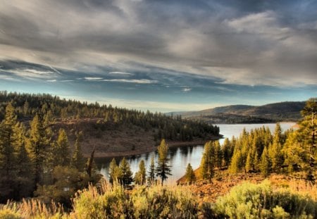 Invitation - canon, beauty, lake, sky, landscape, invitation, water, lakes, cloud, clouds, beautiful, scenery, skies, waters, hdr