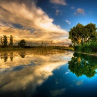 Reflection of Spring Lake