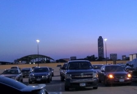 Sky at Dusk - night, blue sky, sky twilight, dusk sunset