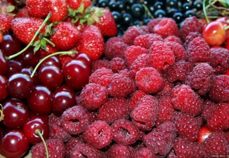 SOMETHING BERRY TASTY FOR YOU - berries, desserts, summer, food, fruit